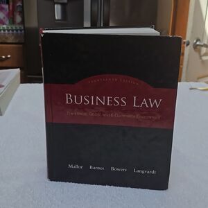 Business Law: The Ethical, Global, and E-Commerce Environment Mallor,  14th ed.